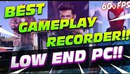✅Best Game & Screen recorder for Low End Pc |✅ No Lags | 60+ FPS GAMEPLAY RECORDER | 2021