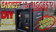 Easiest, Fastest & BIGGEST DIY Power Station: Licitti 2000W AC Battery Box