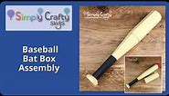 Baseball Bat Box Assembly - 3D SVG File