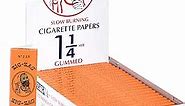 Zig-Zag Rolling Papers - 1 1/4 French Orange Rolling Papers - Natural Gum Arabic - 78 MM - 24 Booklets with 32 Papers per Booklet