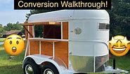 AWESOME horse trailer conversion walkthrough!