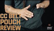 CC Belt Pouch - Conceal Pistols And Revolvers [Up To 10" Long] l Craft Holsters Review