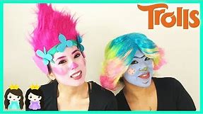 DIY Halloween Costume Makeup Tutorial: Trolls Poppy Makeover DIY