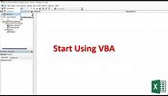 How to Start Using VBA | Enable Visual Basic in Excel | Get Developer Tab | Programming in Excel