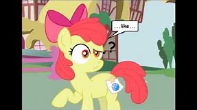 Apple Bloom and Scootaloo get their cutie marks (MLP Comic Dub)