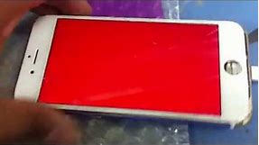 Iphone 6 Red color on screen Solution 100% tested by me.