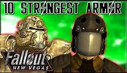 10 STRONGEST ARMOR OUTFITS (+LOCATIONS) in Fallout: New Vegas - Caedo's Countdowns