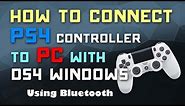 How To Connect Your PS4 Controller to Windows 10 using DS4Windows
