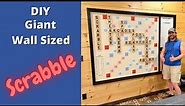 How to make DIY Giant Wall Sized Scrabble Board Game - Part 1 - Making the Game Board