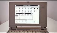 Toshiba Satellite T2100 laptop review: MS-DOS 6.22, Windows 3.1 y Windows 95 OSR2