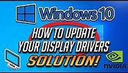 How To Update Your Display Driver In Windows 10 - [2024 Tutorial]