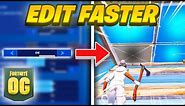 How To Edit FASTER on Controller In *Fortnite OG* (Get Better Mechanics)