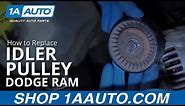 How to Replace Idler Pulleys 04-08 Dodge Ram