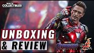 Hot Toys IRON MAN MK85 BATTLE DAMAGED Unboxing and Review | Avengers Endgame