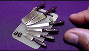 Amazing Diy miniature knife : How to make sharpest miniature knives set