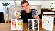 Unboxing iPhone 15, Plus, Pro y Pro Max! Todos los nuevos modelos