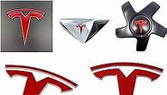 Custom Cut Graphics Logo Decal Wrap for Tesla Model 3 (Gloss Red)
