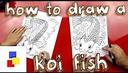 How To Draw A Koi Fish