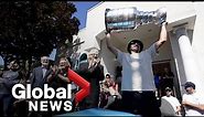 Nazem Kadri, 1st Muslim NHL player to win Stanley Cup, brings it home to London mosque