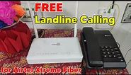 How to Connect Airtel Xtreme Fibre to Landline Phone || Unboxing Beetel B11 Landline Phone