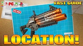 Where to find ALL Sticky Grenade Launcher Location in Fortnite! (How to Get Sticky Grenade Launcher)