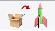 How To Make Rocket From Cardboard DIY Crafts From Cardboard And Paper