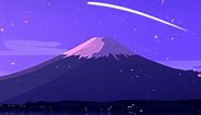 Mount Fuji - Purple v2
