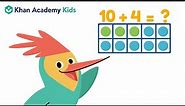 Adding with Ten Frames | How to Add | Khan Academy Kids