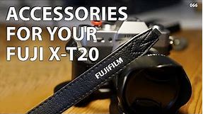 Fujifilm X-T20: Accessories for your camera.