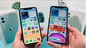 iPhone 11 White vs Green Color Comparison
