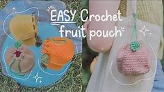 Simple, Beginner-Friendly Crochet Drawstring Fruit Pouch | Hayhay Crochet