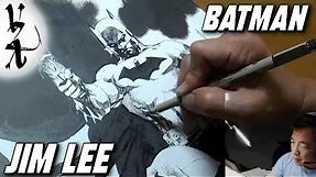 Jim Lee drawing Batman for Charity (Part 1)