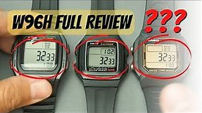 CASIO W96 Review, Comfortable and Refined W800H and F201W ? - Digital Watch W96H 1BV