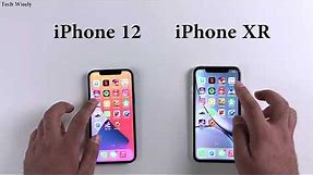 iPhone 12 vs iPhone XR : Speed Test + Size Comparison + RAM Management