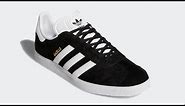 Adidas Gazelle Shoes BLACK/WHITE | On-feet + Unboxing