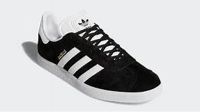 Adidas Gazelle Shoes BLACK/WHITE | On-feet + Unboxing