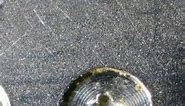 Cleaning iphone pentalobo screw with hot glue #satisfyingvideo #cleaning #cleaningtechnology #microscope #relaxing #macro | Arden Taylor