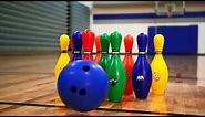 Emoji-themed bowling pins!