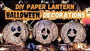 DIY Halloween paper lanterns