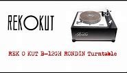 REK O KUT B12GH RONDINE Turntable Demo