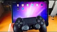 How To Connect PS4 Controller to iPad Pro [EASY] [PlayStation 4 DS4]