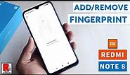 How To Add / Remove Fingerprint On Xiaomi Redmi Note 8
