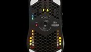Model O Wired Gaming Mouse 67g Superlight Honeycomb Design, RGB, Pixart 3360 Sensor, Omron Switches, Ambidextrous - Matte White