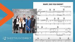 Mary, Did You Know? Sheet Music - Pentatonix - Piano, Vocal & Guitar
