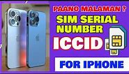 How to Find your SIM Card Serial Number for iPhone | IPHONE SIM ICCID