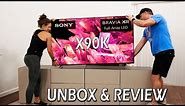 Sony X90K 4K HDR Full Array LED Google TV - Unbox & Review