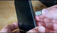 How to change SIM card of an Apple iPhone 11 Pro replace nano SIM card in Apple iPhone 11 Max DIY