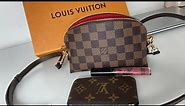 LOUIS VUITTON DIY: Cosmetic Pouch to Crossbody Bag! + What’s in my bag