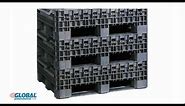Globalindustrial.com Plastic Folding Bulk Containers