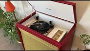 1958 Vintage Sylvania Hifi Console Tube Record Player Restored by Jimmy O